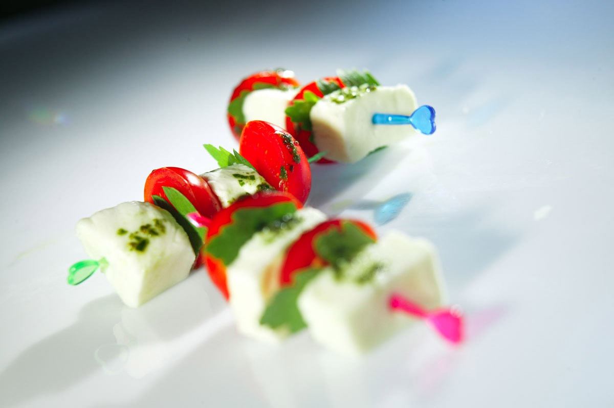Tomaten - Mozzarella - Spießchen